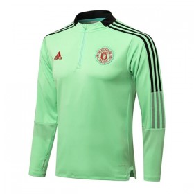 Manchester United Training Huppari Suits 2022-23 Vihreä 1/4-Zip